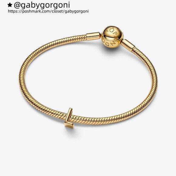 Pandora Letter L Alphabet Charm - Picture 3 of 6